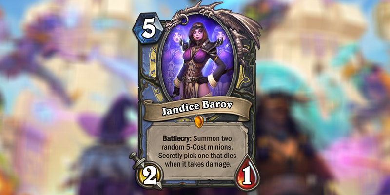 Jandice Barov Is A New Mage Rogue Legendary Card Revealed For