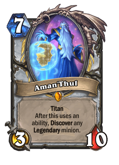 Blizzard Reveals Aman Thul A New Priest Legendary Titan Revealed For