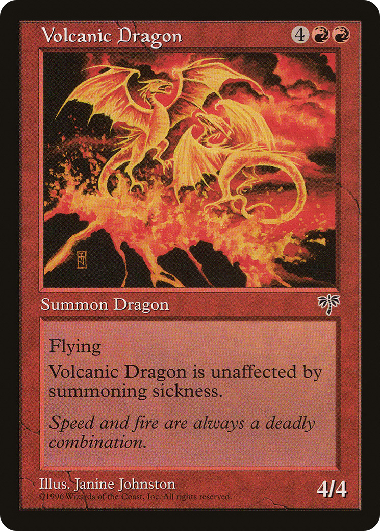 Volcanic Dragon Card Image