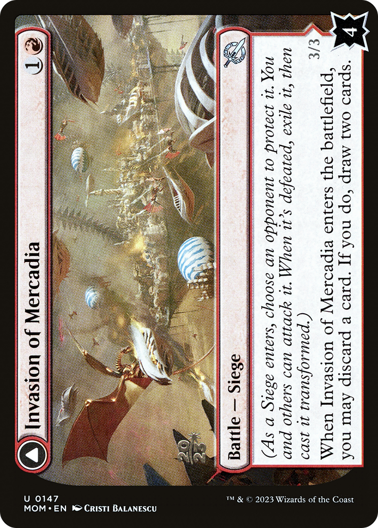 Invasion of Mercadia // Kyren Flamewright Card Image