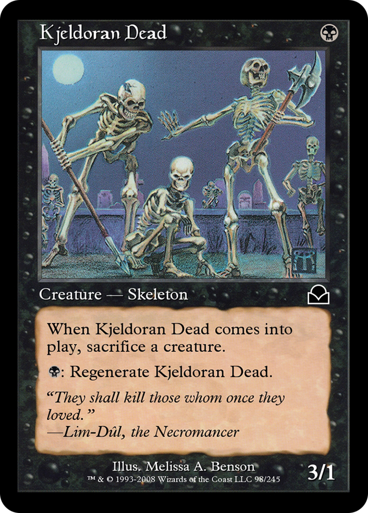 Kjeldoran Dead Card Image