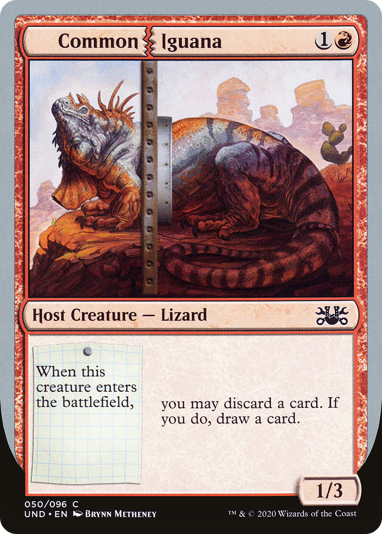 Common Iguana Card Image