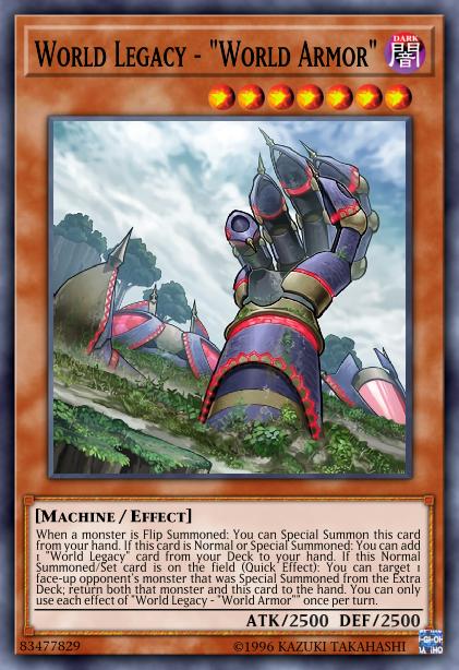 World Legacy - "World Armor" Card Image