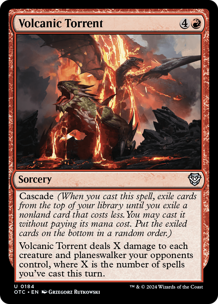 Volcanic Torrent Card Image