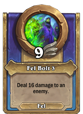 Fel Bolt 3 Card Image