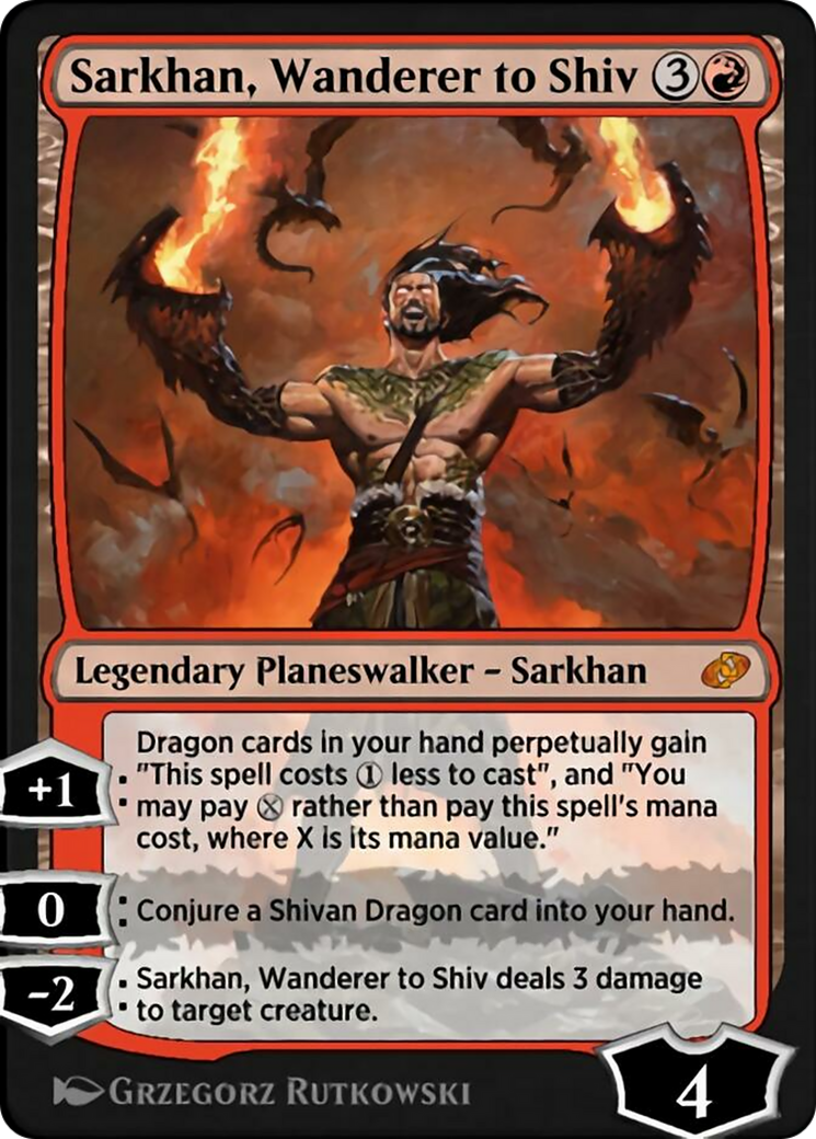 Sarkhan, Wanderer to Shiv Card Image