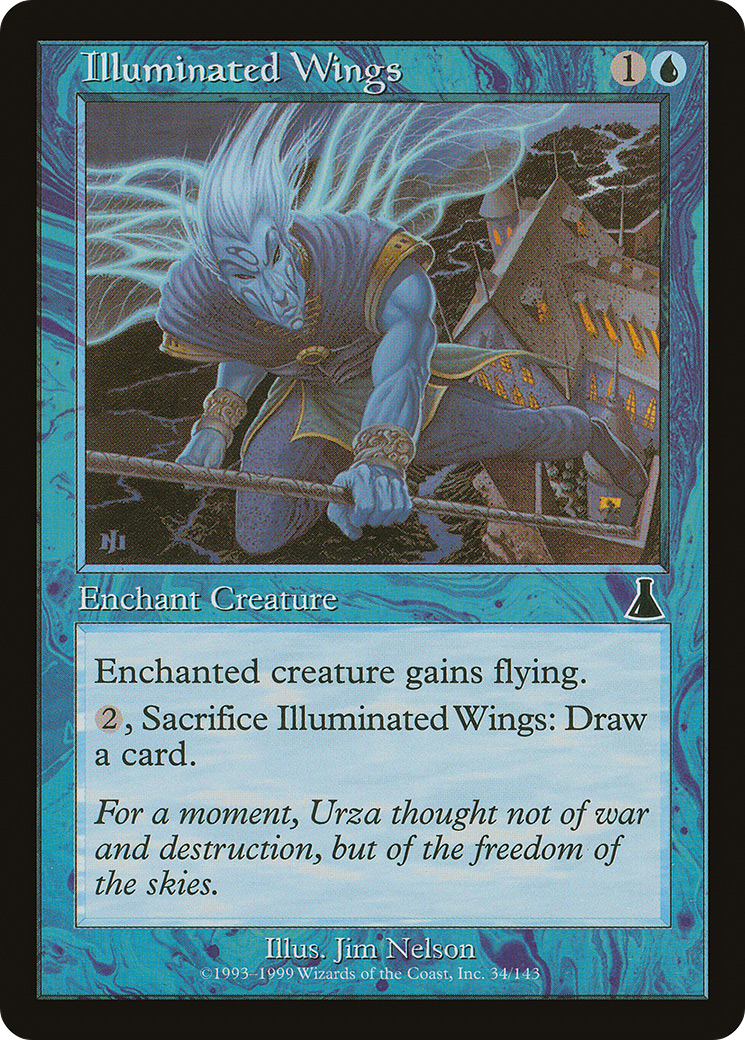 Illuminated Wings Card Image