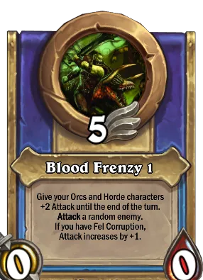 Blood Frenzy 1 Card Image