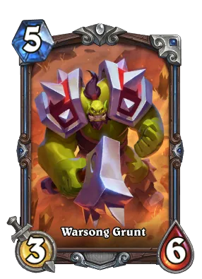 Warsong Grunt Signature Card Image