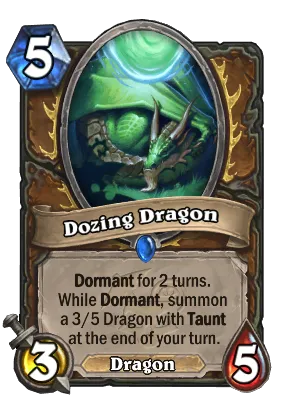 Dozing Dragon Card Image