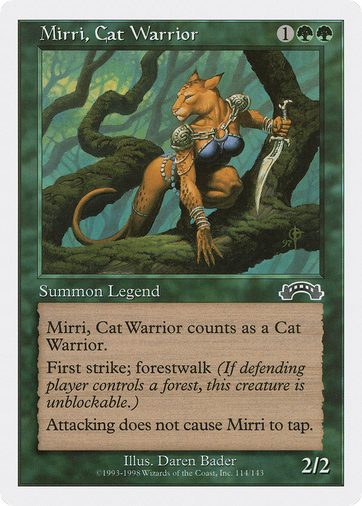 Mirri, Cat Warrior Card Image