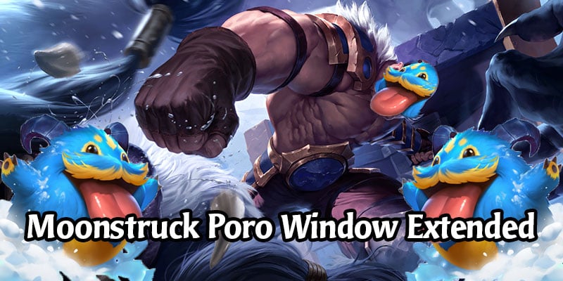 The Moonstruck Poro Isn't Only for Playing During Beta - Availability Window Extended to May 7