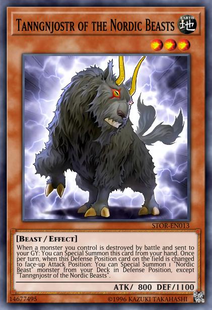 Tanngnjostr of the Nordic Beasts Card Image