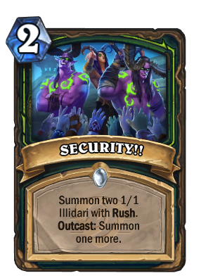SECURITY!! Card Image