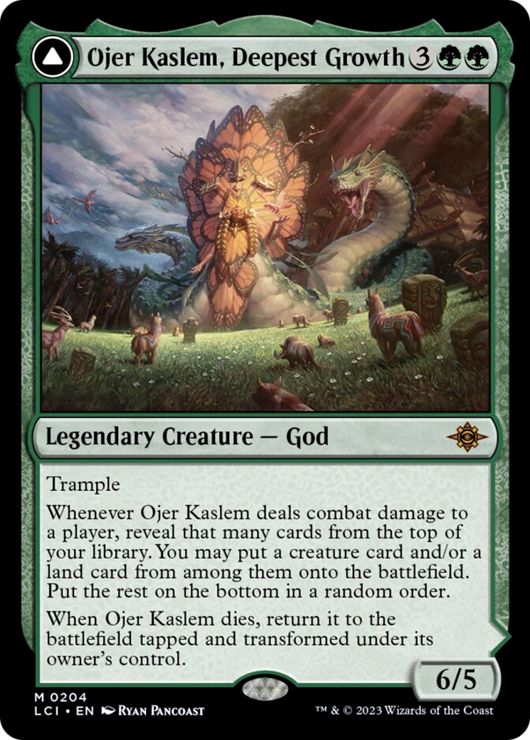 Ojer Kaslem, Deepest Growth // Temple of Cultivation Card Image