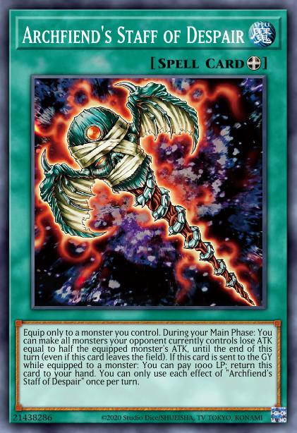 Archfiend's Staff of Despair Card Image