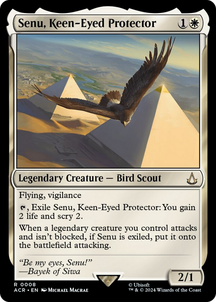 Senu, Keen-Eyed Protector Card Image