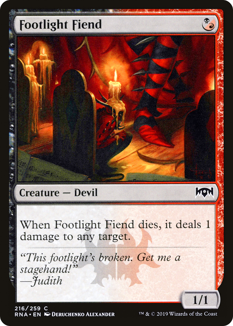 Footlight Fiend Card Image