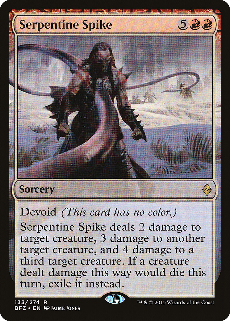 Serpentine Spike Card Image