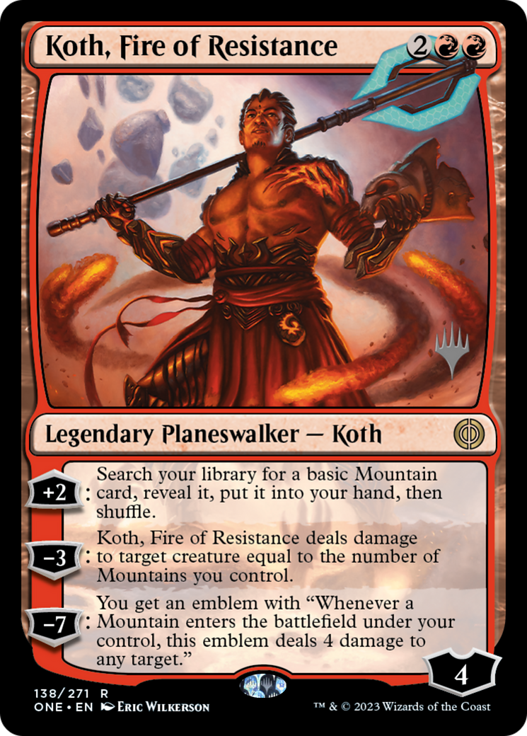 Koth, Fire of Resistance Card Image