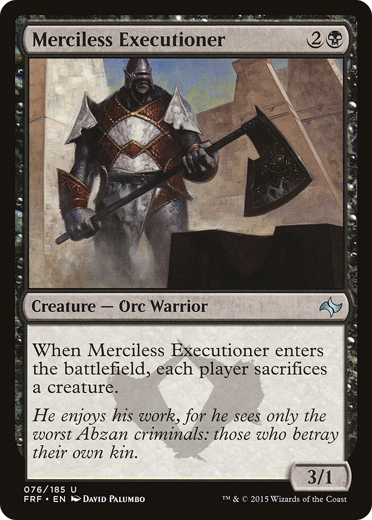 Merciless Executioner Card Image