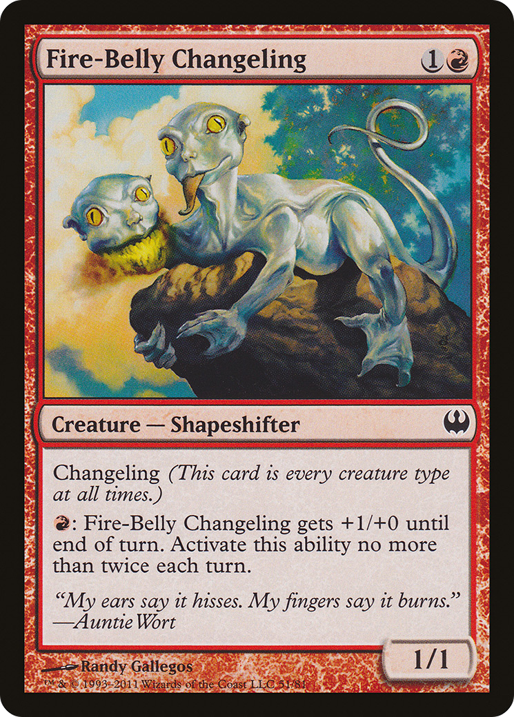 Fire-Belly Changeling Card Image