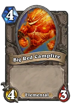 Big Red Campfire Card Image