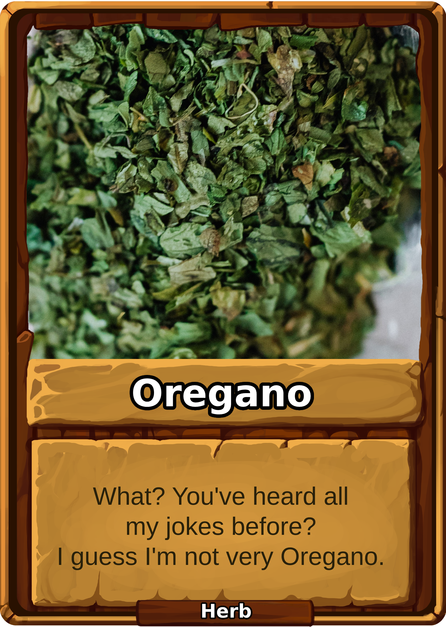 Oregano Card Image