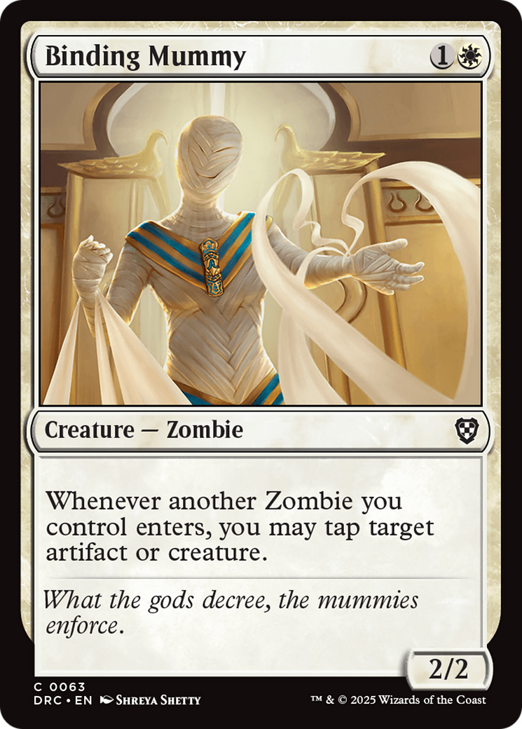 Binding Mummy Card Image