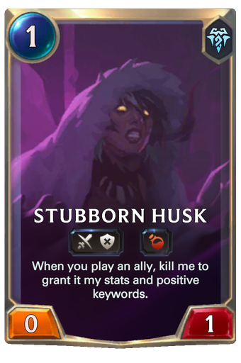 Stubborn Husk Card Image