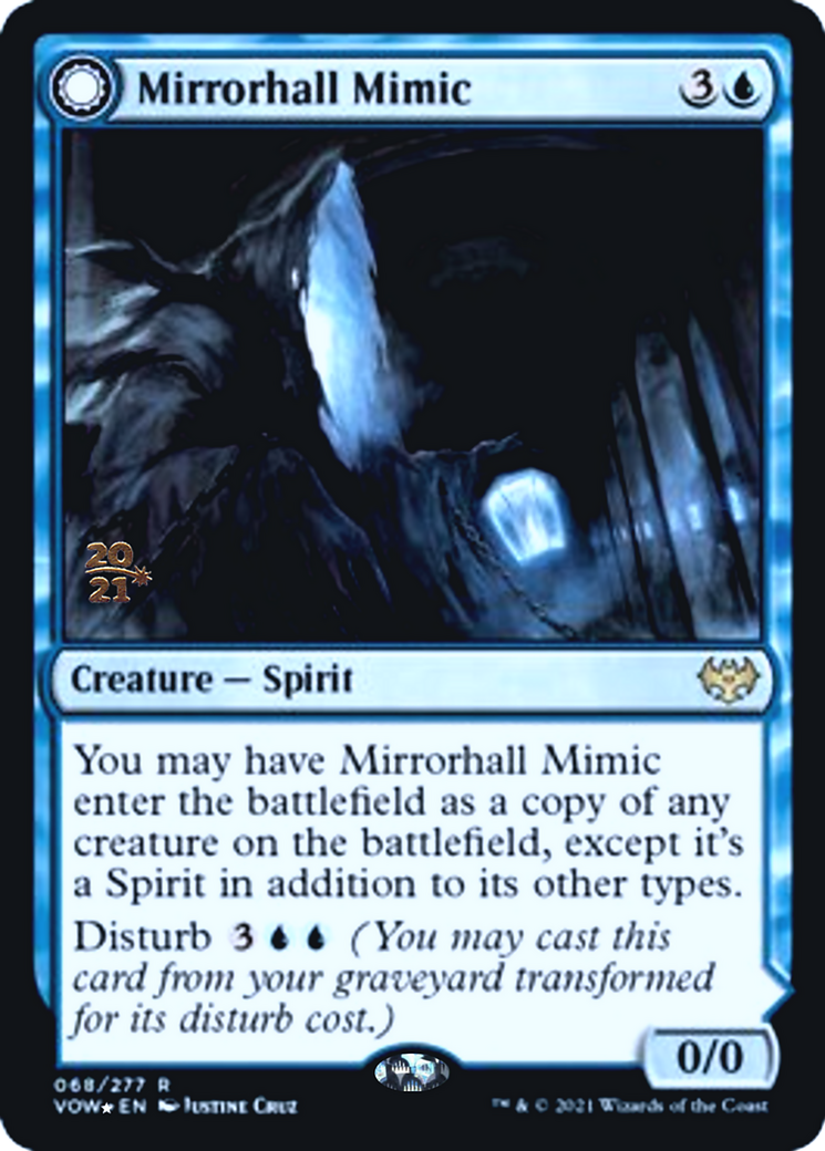 Mirrorhall Mimic // Ghastly Mimicry Card Image
