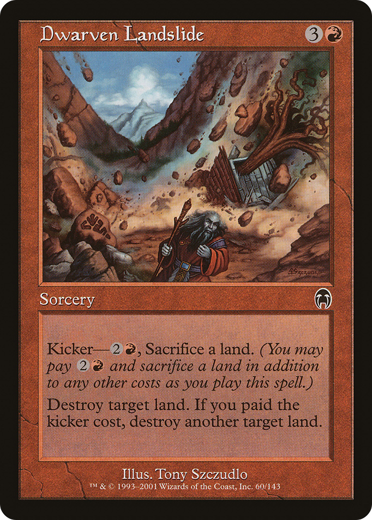 Dwarven Landslide Card Image