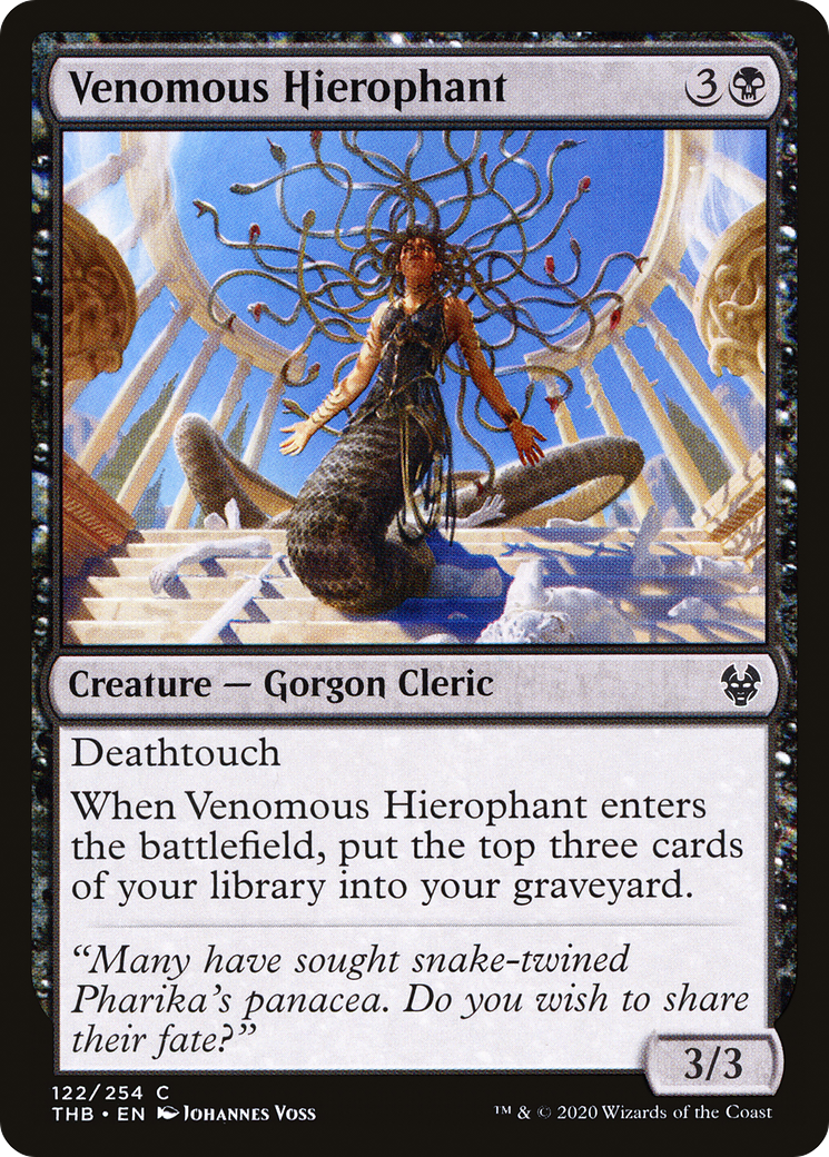 Venomous Hierophant Card Image