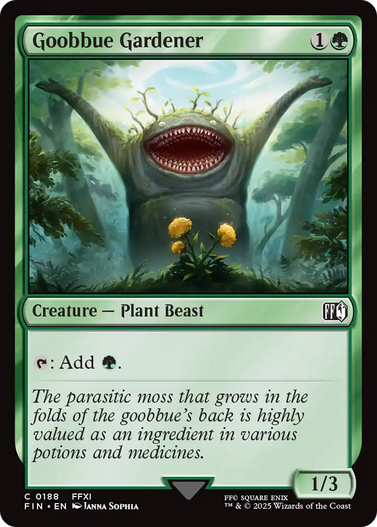 Goobbue Gardener Card Image