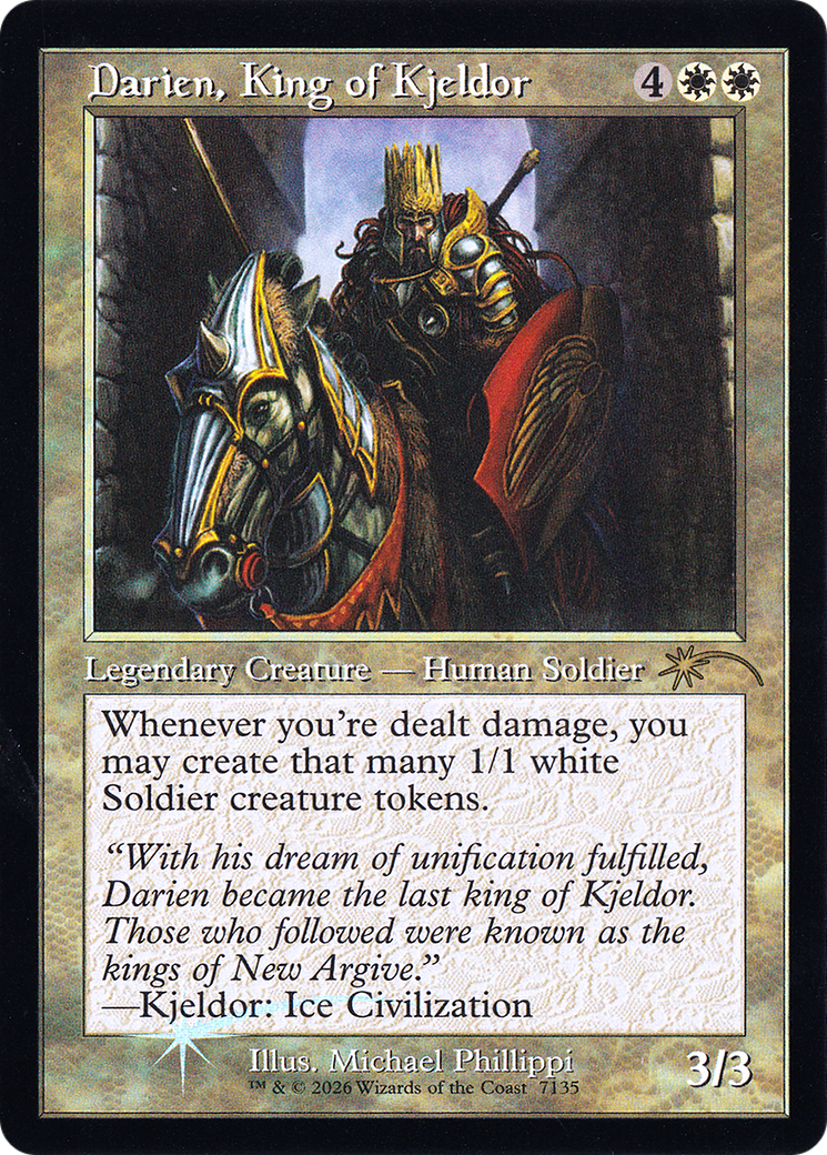 Darien, King of Kjeldor Card Image