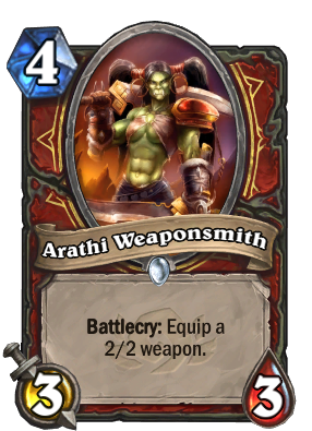 Arathi Weaponsmith Card Image