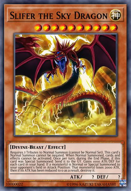 Slifer the Sky Dragon Yu-Gi-Oh Card, Art 3