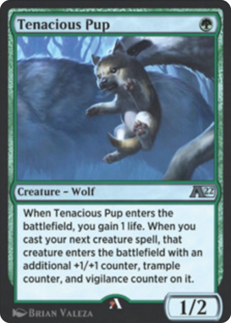 Tenacious Pup Card Image