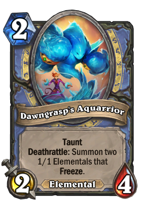 Dawngrasp's Aquarrior Card Image