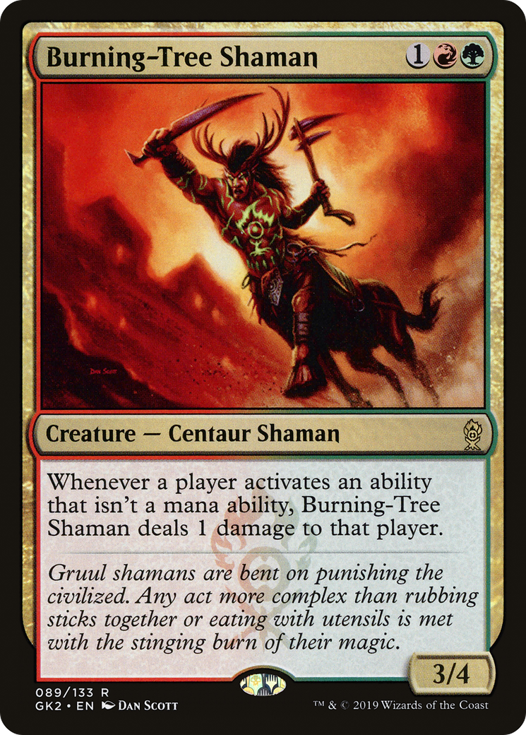 Burning-Tree Shaman Card Image