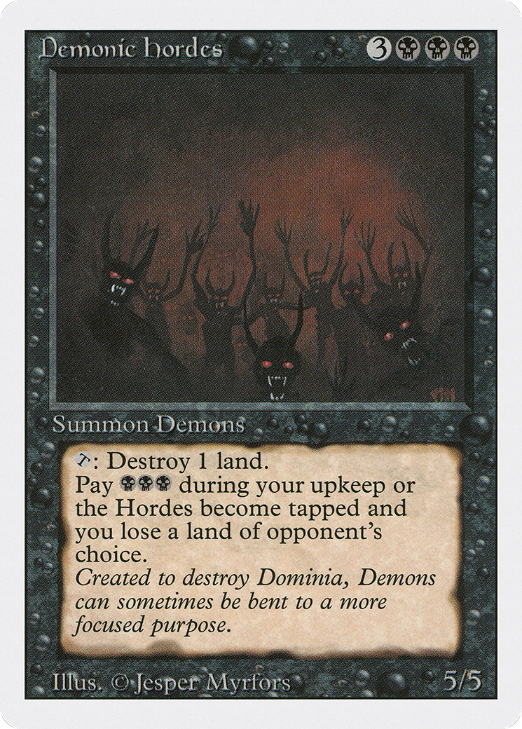 Demonic Hordes Card Image
