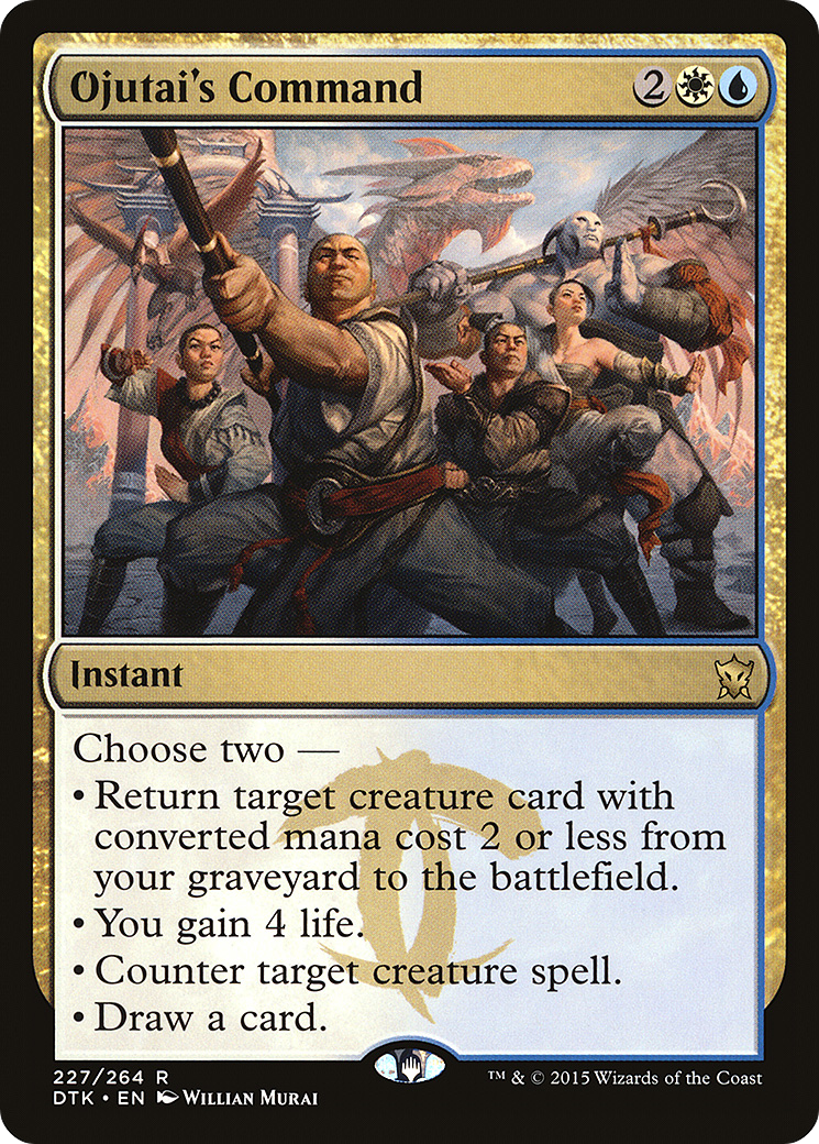 Ojutai's Command Card Image