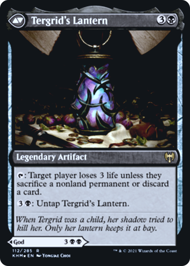 Tergrid, God of Fright // Tergrid's Lantern Card Image