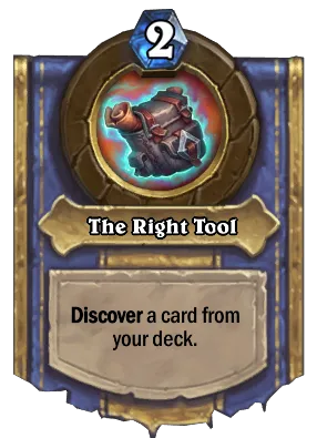 The Right Tool Card Image