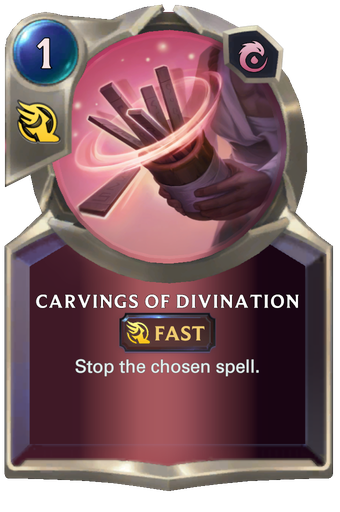 Carvings of Divination Card Image
