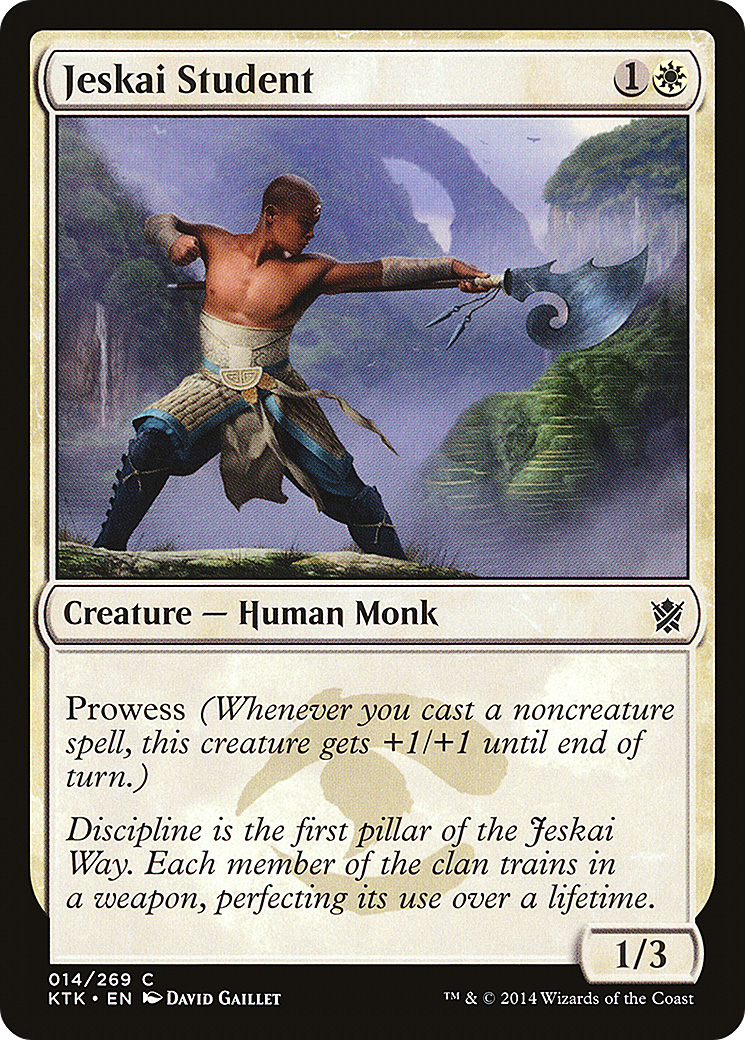 Jeskai Student Card Image