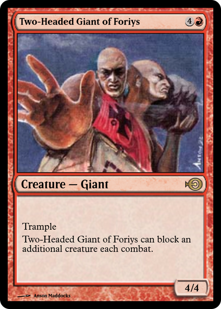 Two-Headed Giant of Foriys Card Image