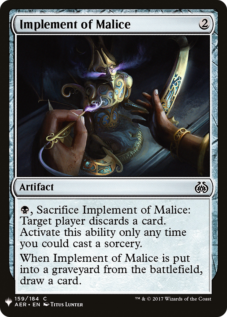 Implement of Malice Card Image