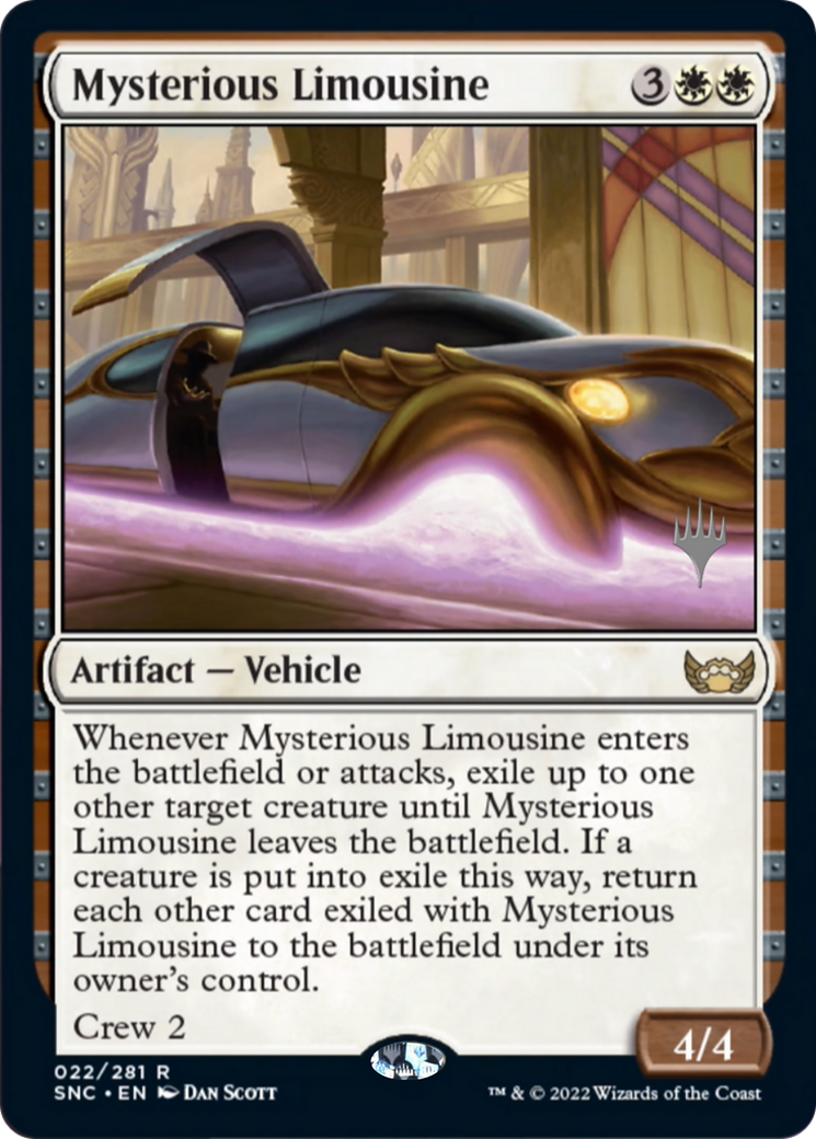 Mysterious Limousine Card Image