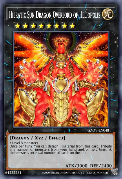 Hieratic Sun Dragon Overlord of Heliopolis Card Image